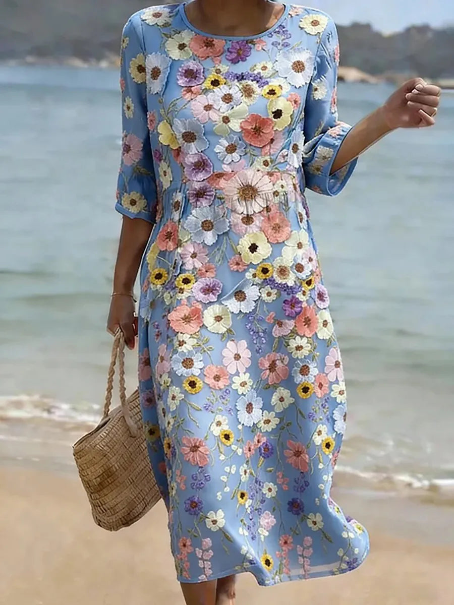Melissa | Mukava ja Tyylikäs Keskipituinen Mekko