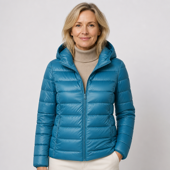 Ilona merensininen välikausitakki