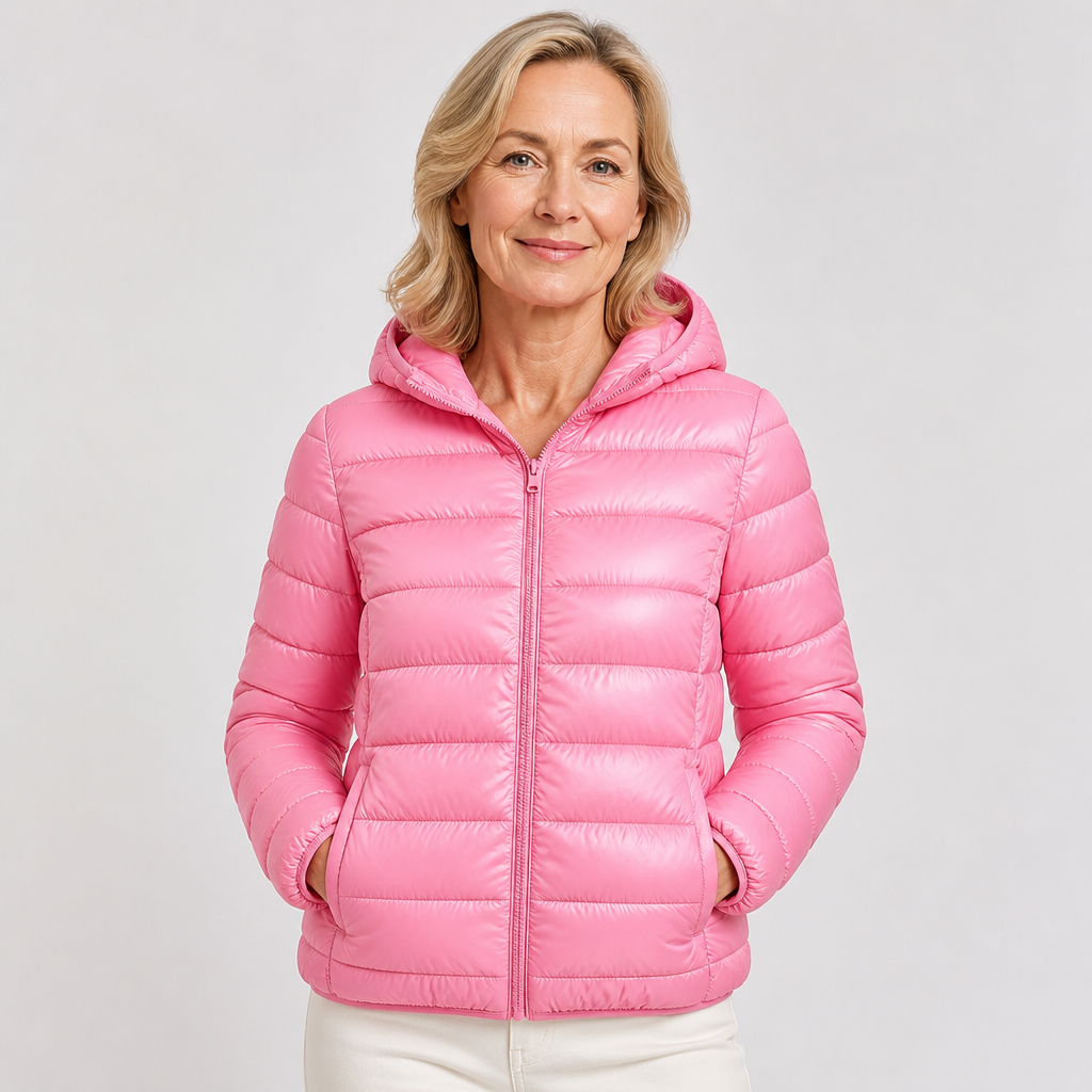 Ilona pinkki välikausitakki