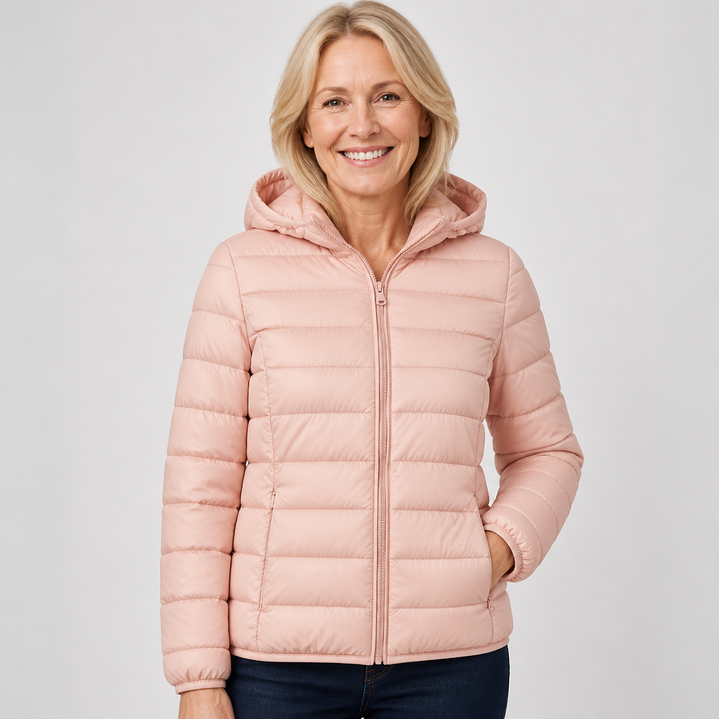 Ilona vaaleanpunainen välikausitakki